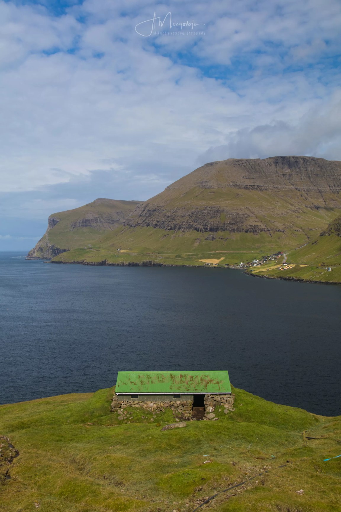 A typical Faroe Islands scene