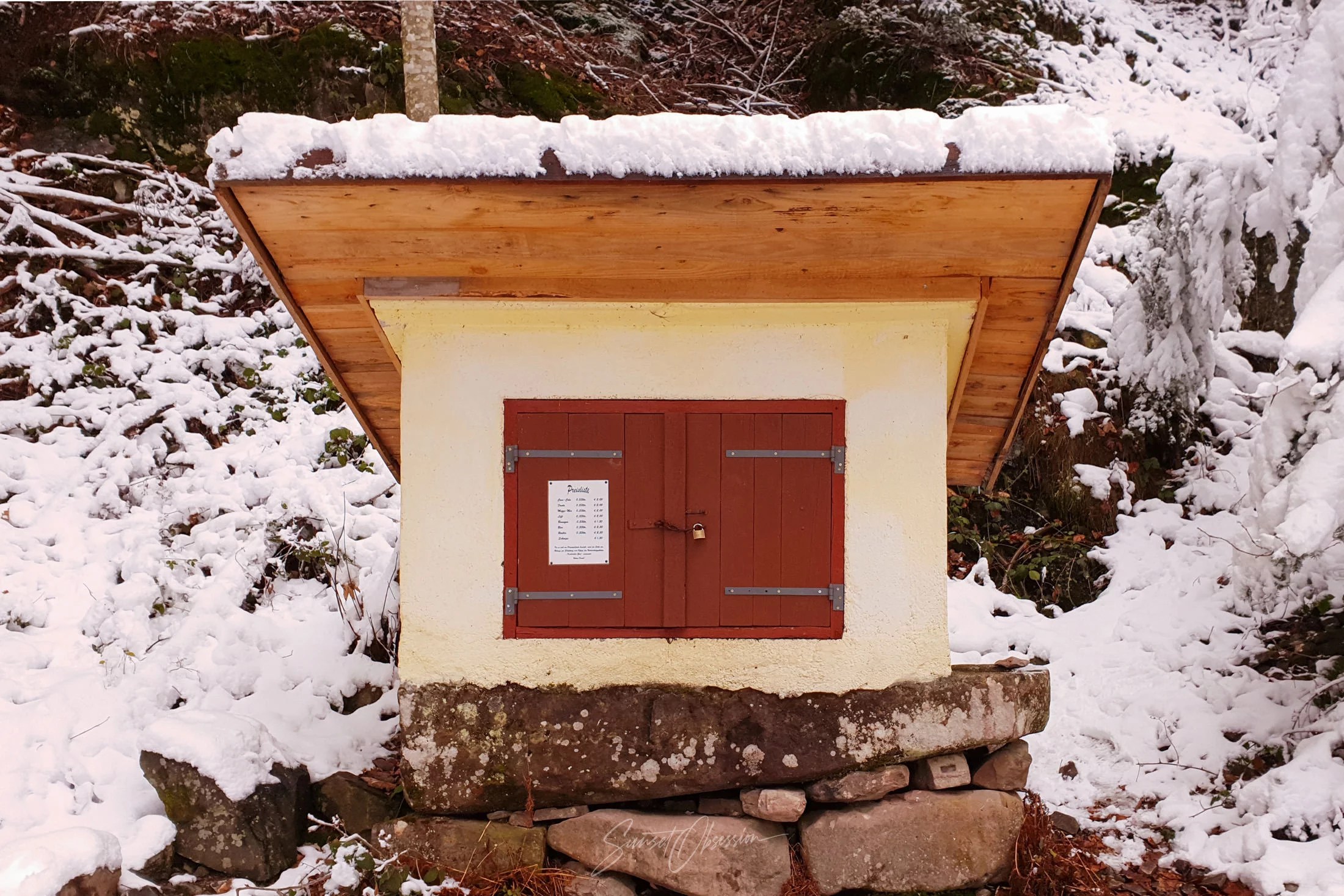 Beer Kiosk en route to Karlsruher Grat, Black Forest