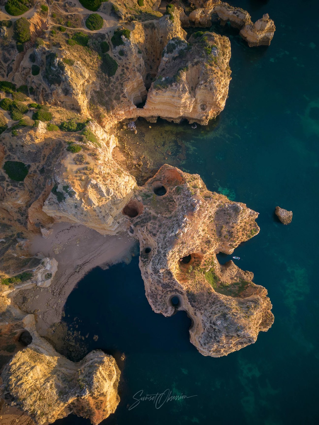 Exploring the hidden bays and grottoes of the Algarve coast, Portugal