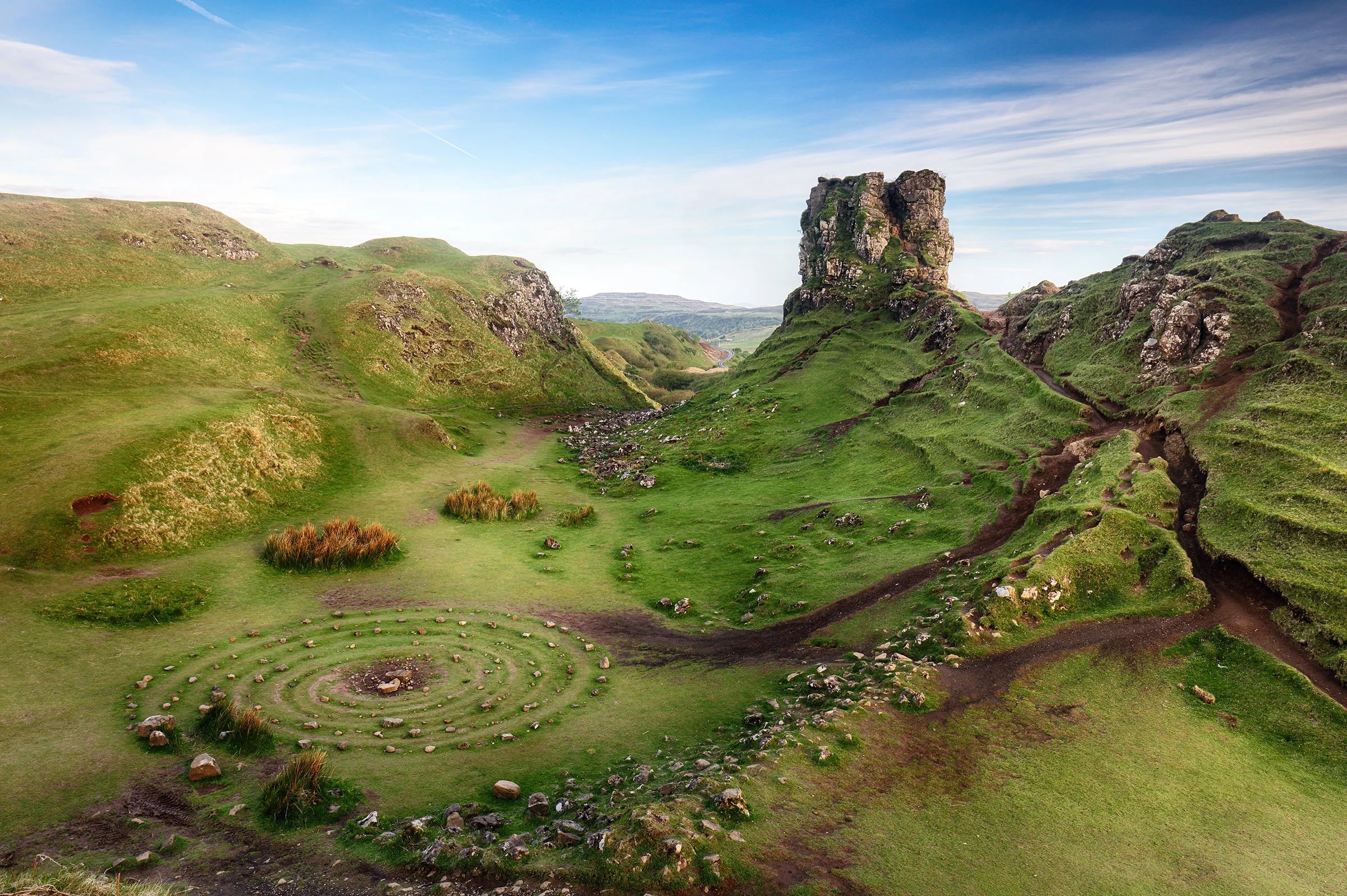 The Fairy Glen on the Isle of Skye