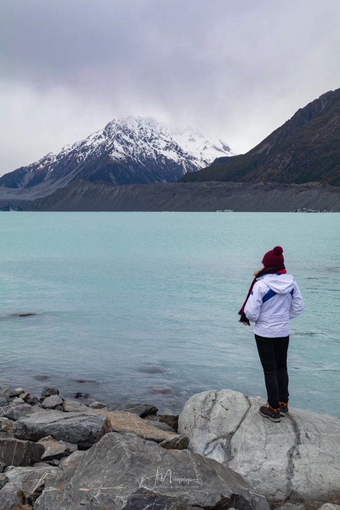 View over Lake Tasman, New Zealand