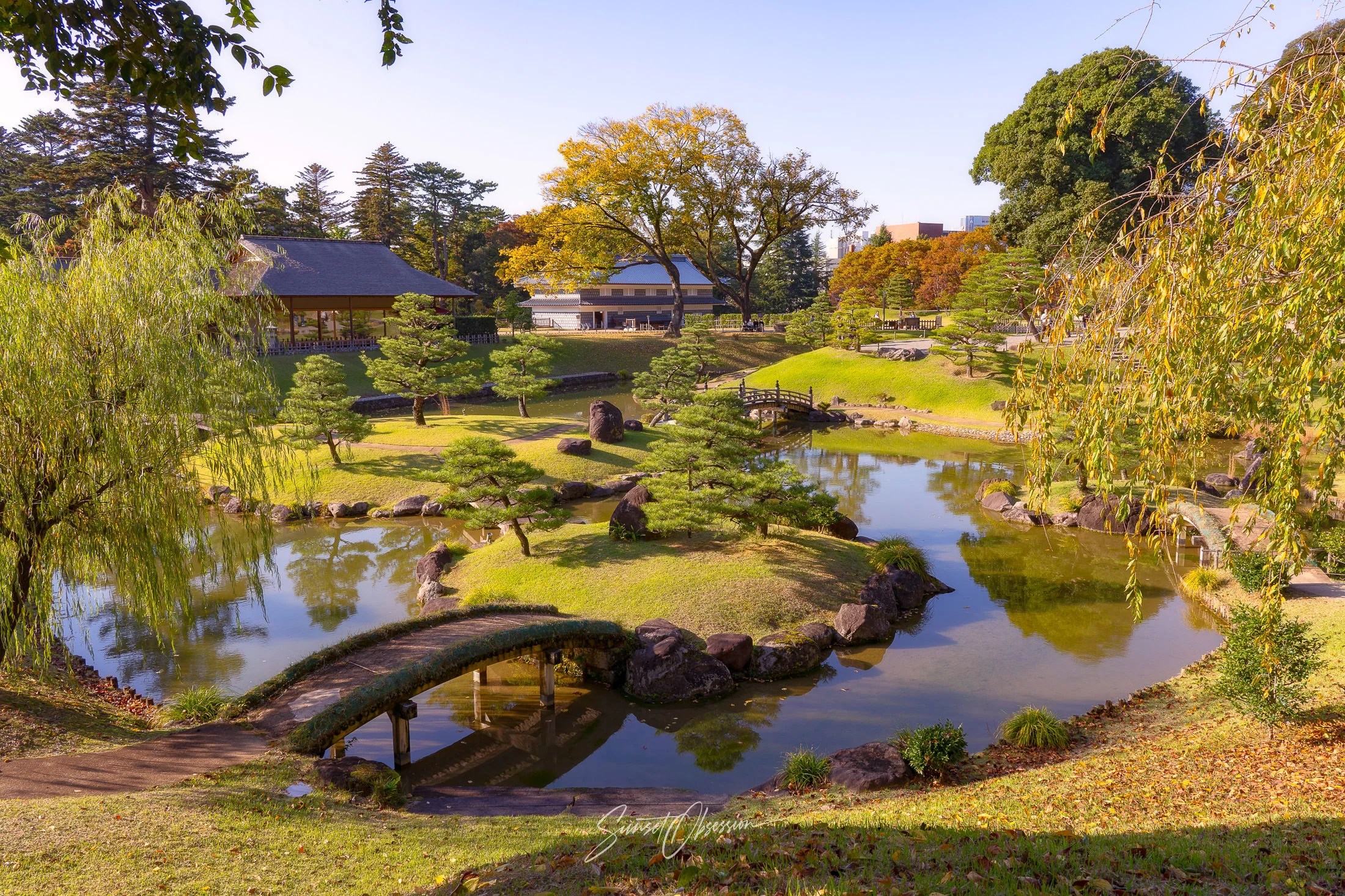 Gyokusen’inmaru Garden in the afternoon