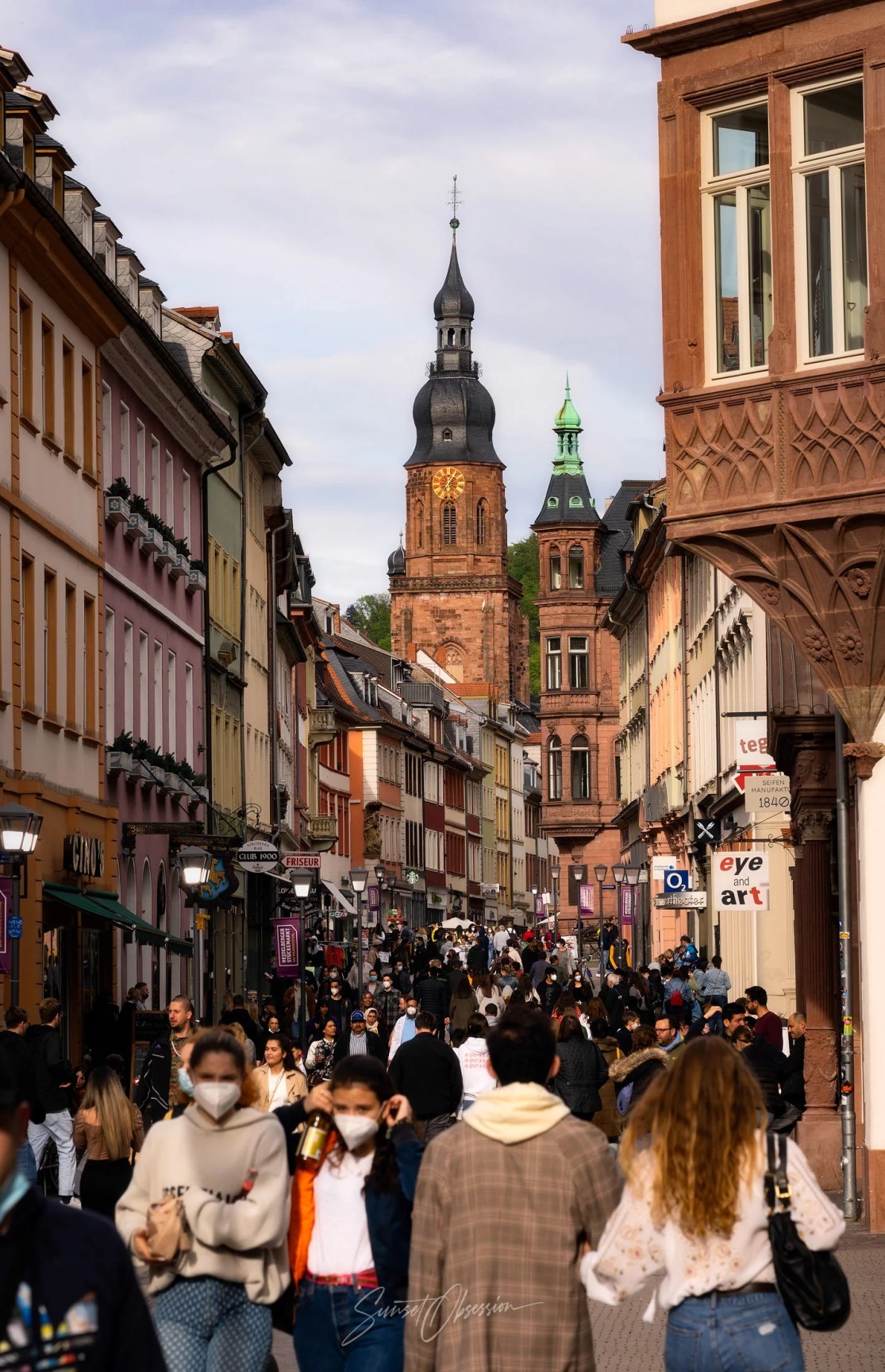 Heidelberg Hauptstrasse can get very busy