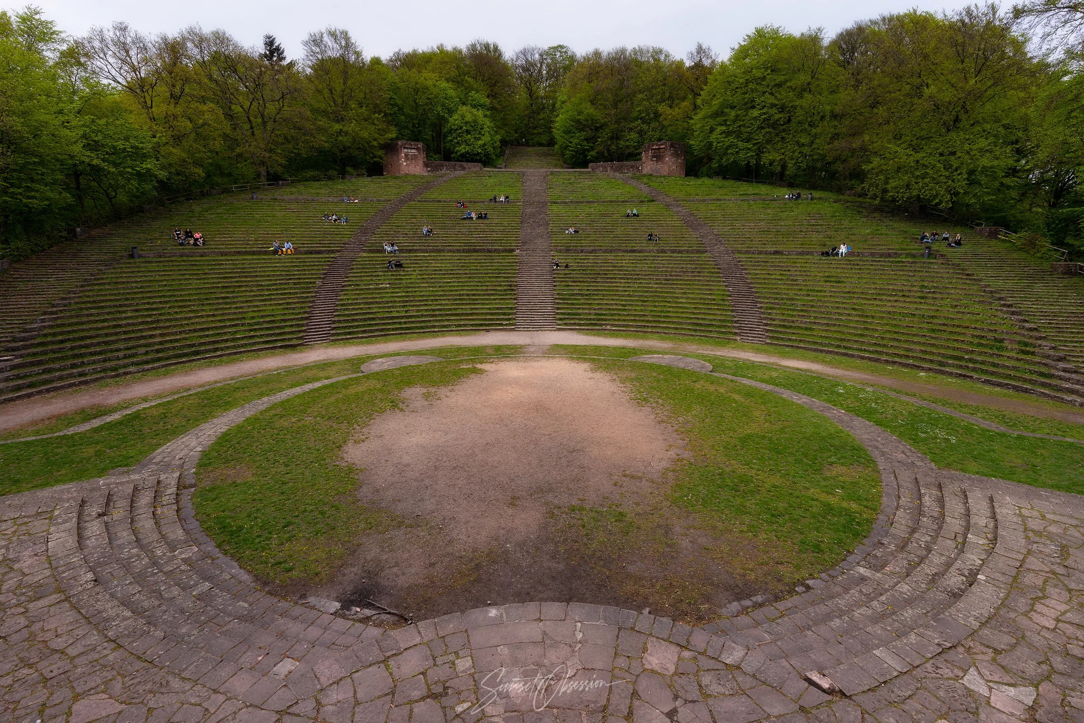 Heidelberg Thingstätte on a calm spring afternoon