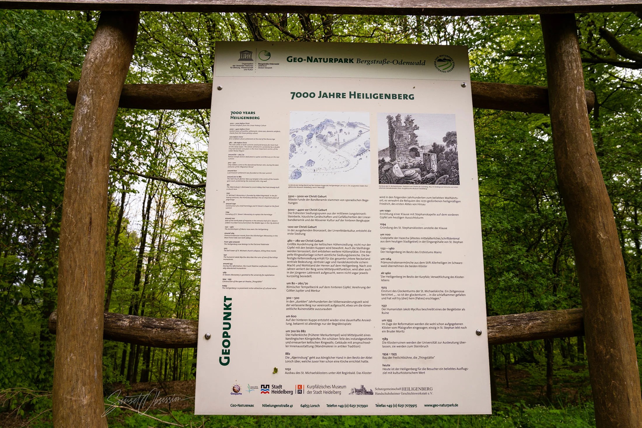 7000 of Heiligenberg history summed up in one poster