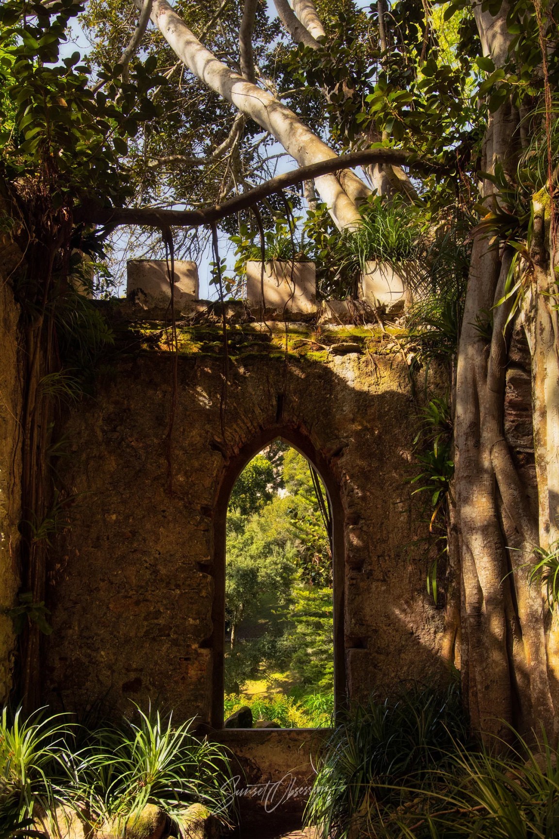 The false chapel ruin in Monserrate is really pretty convincing!