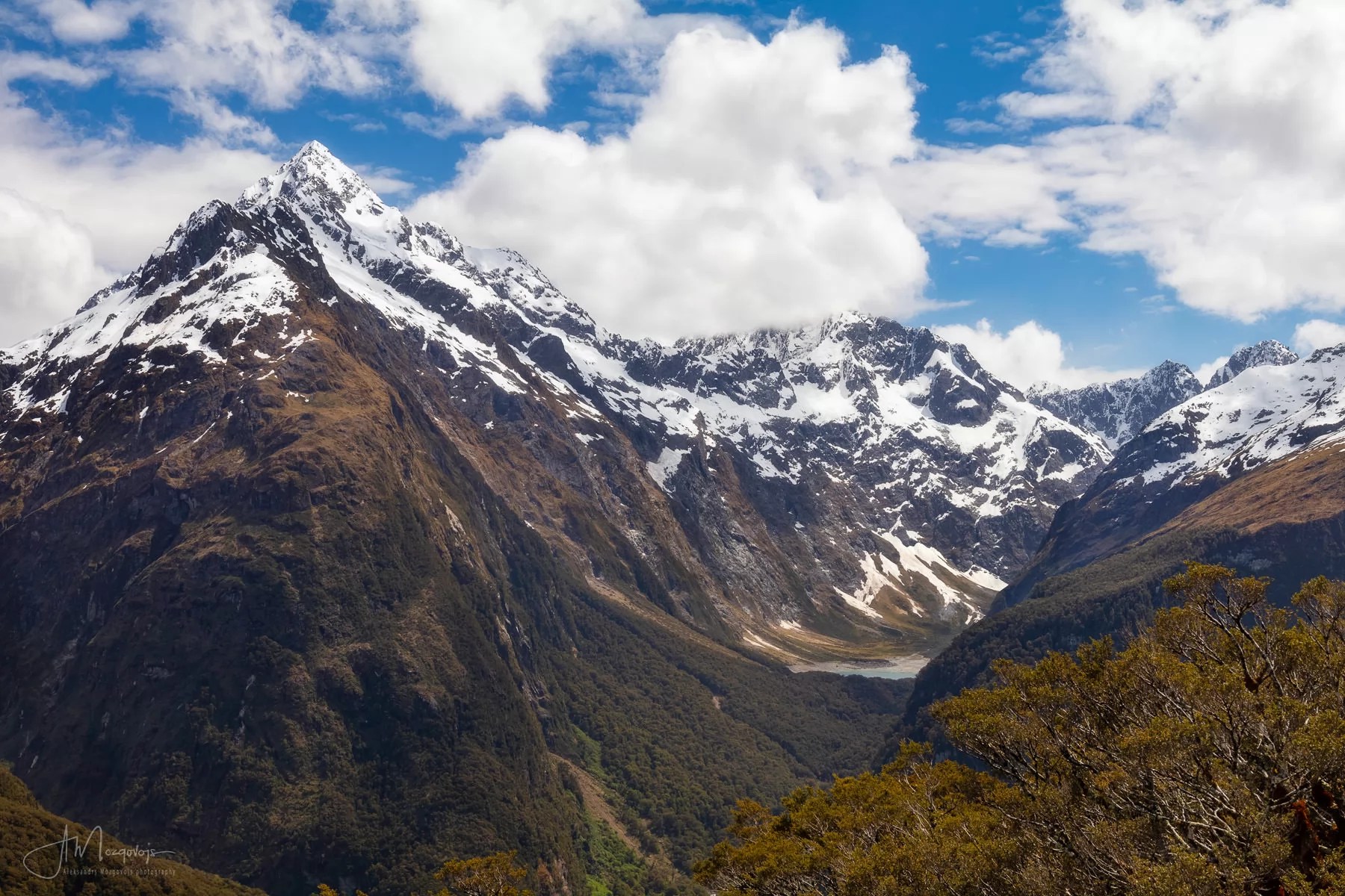 View of Lake Marian from Key Summit Track