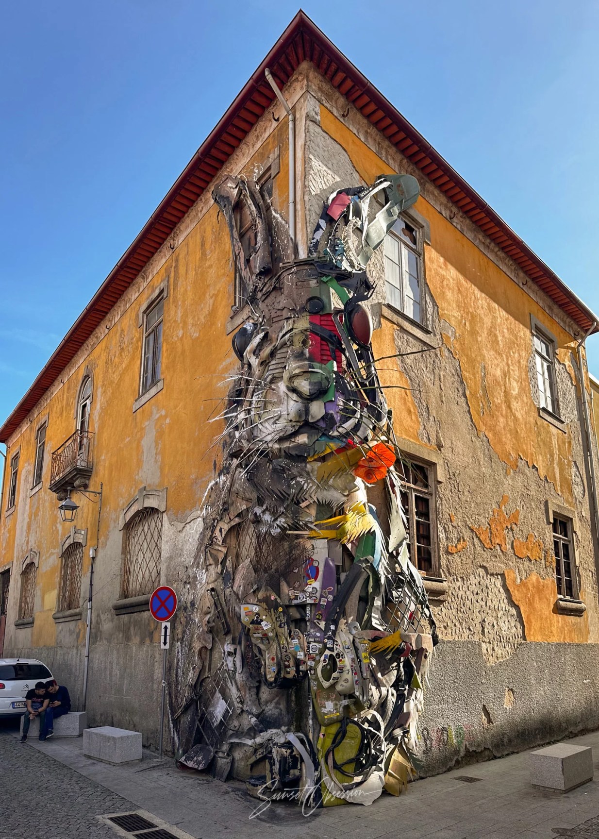 The famous Rabbit of Gaia street art