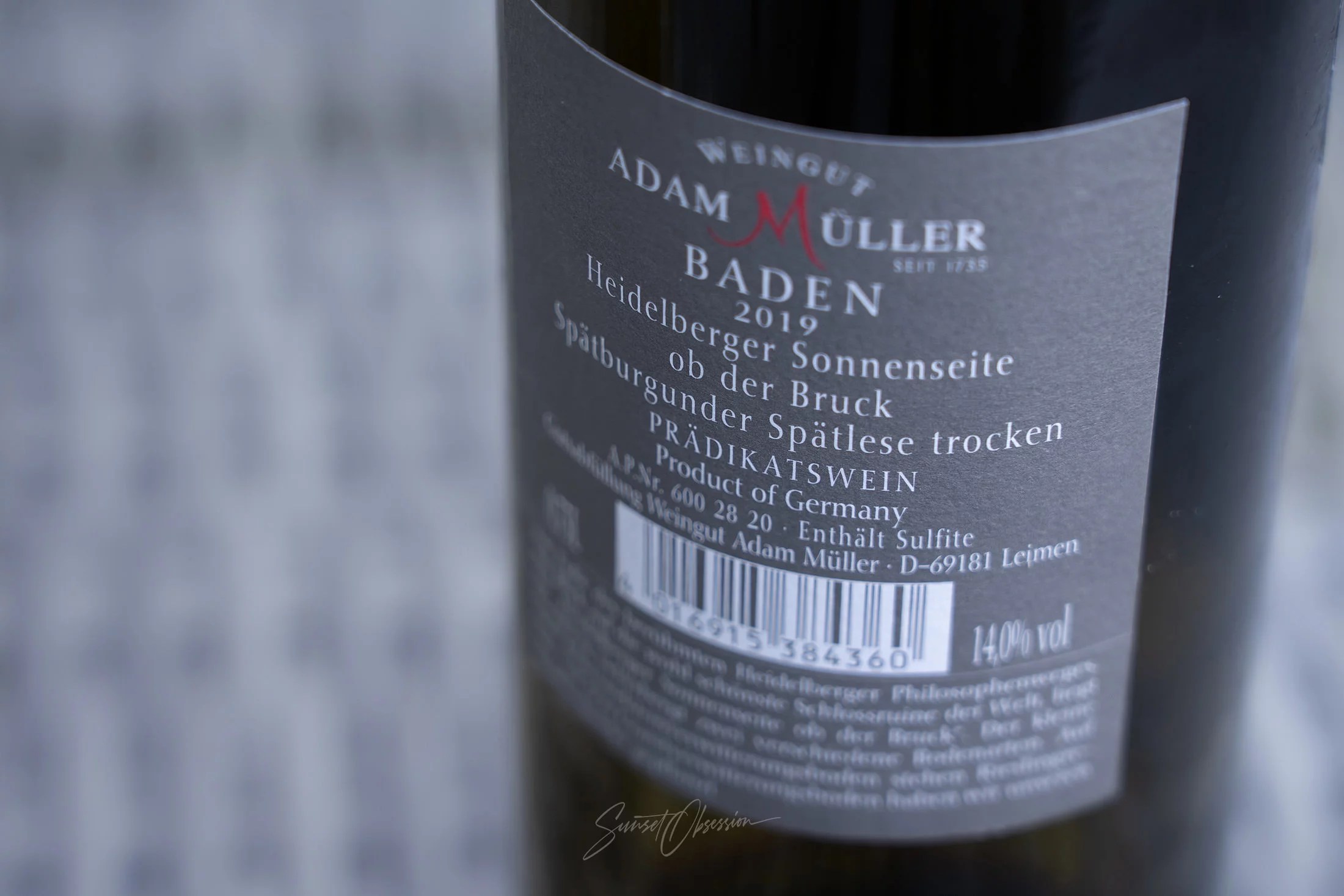 Spätlese predicate wine from Germany