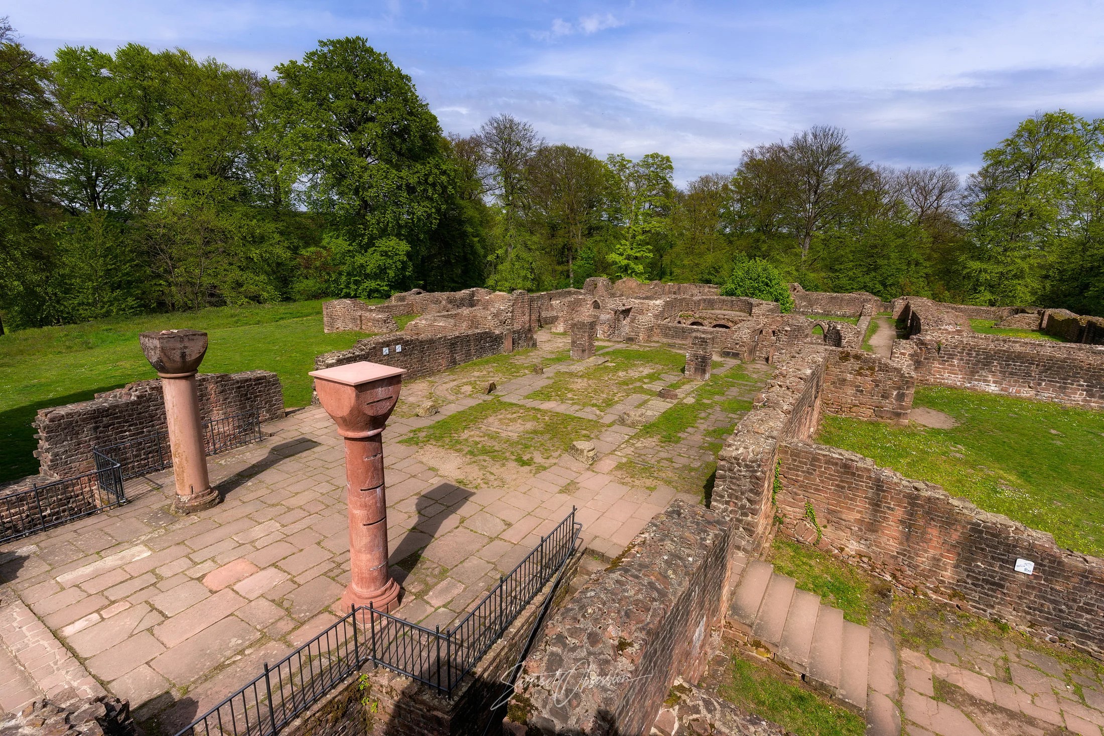 Basement of St Michael Monastery on top oh Heiligenberg Hill near Heidelberg