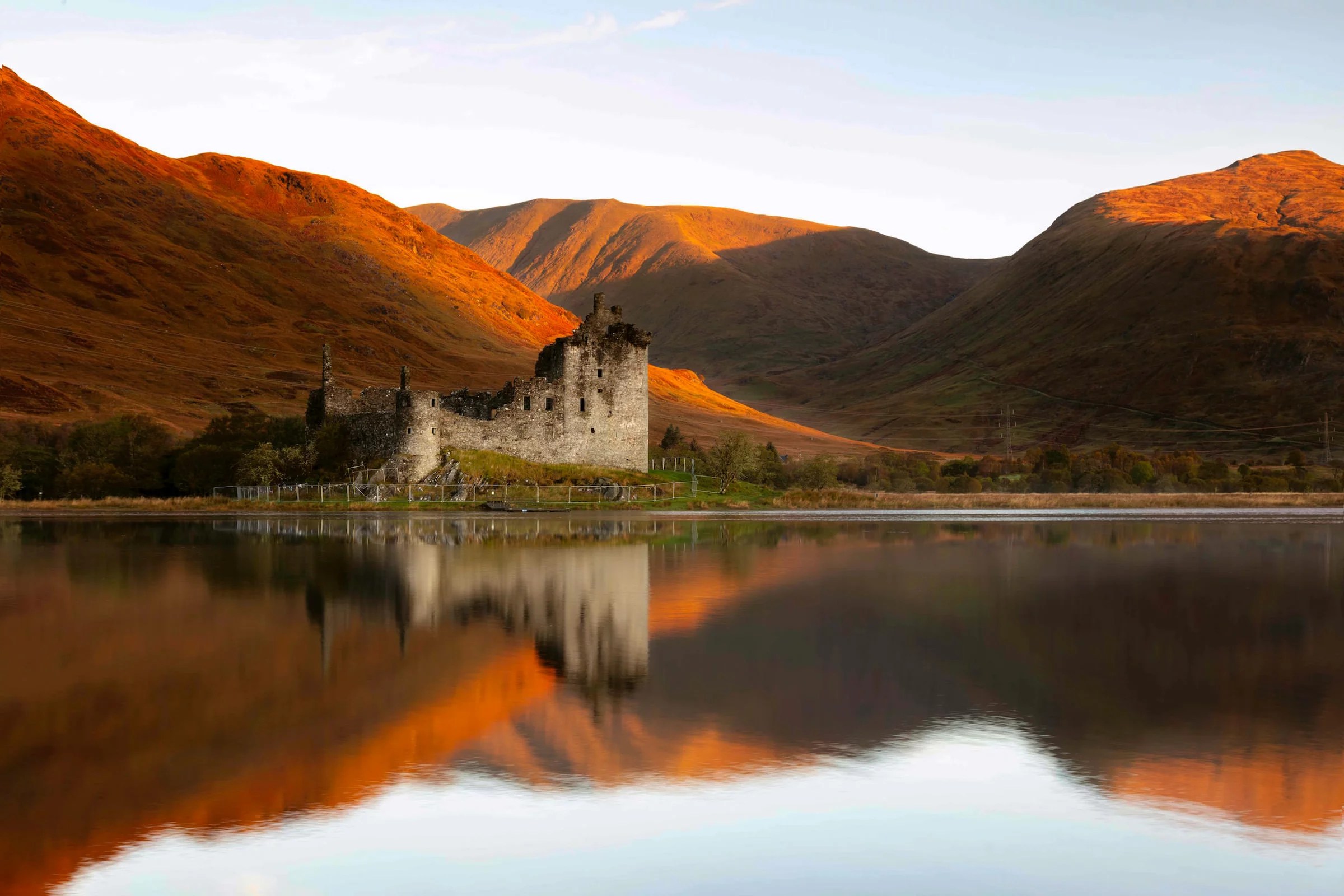Early morning at Kilchurn Castle 