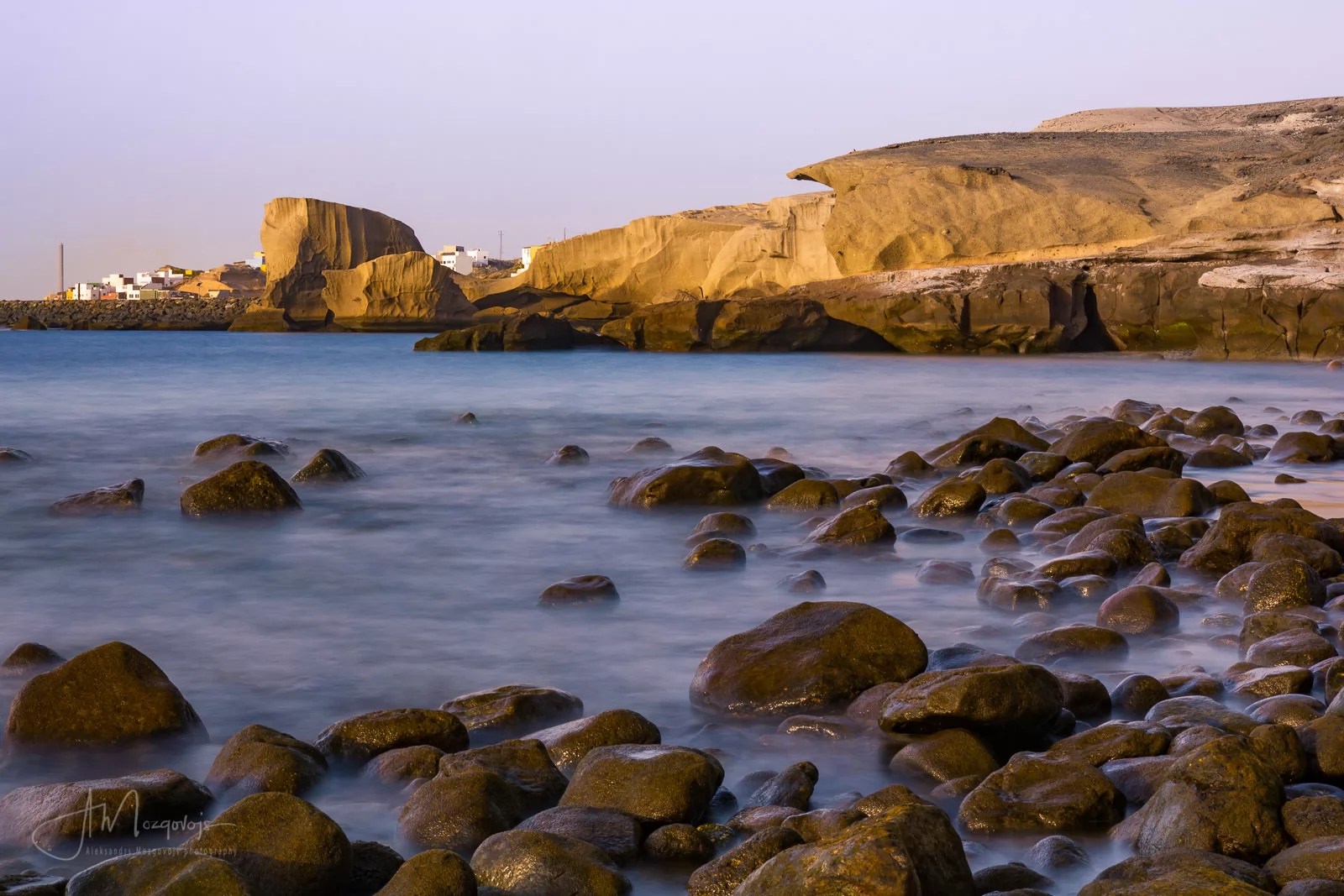 A rocky shore on the southern coast of Tenerife