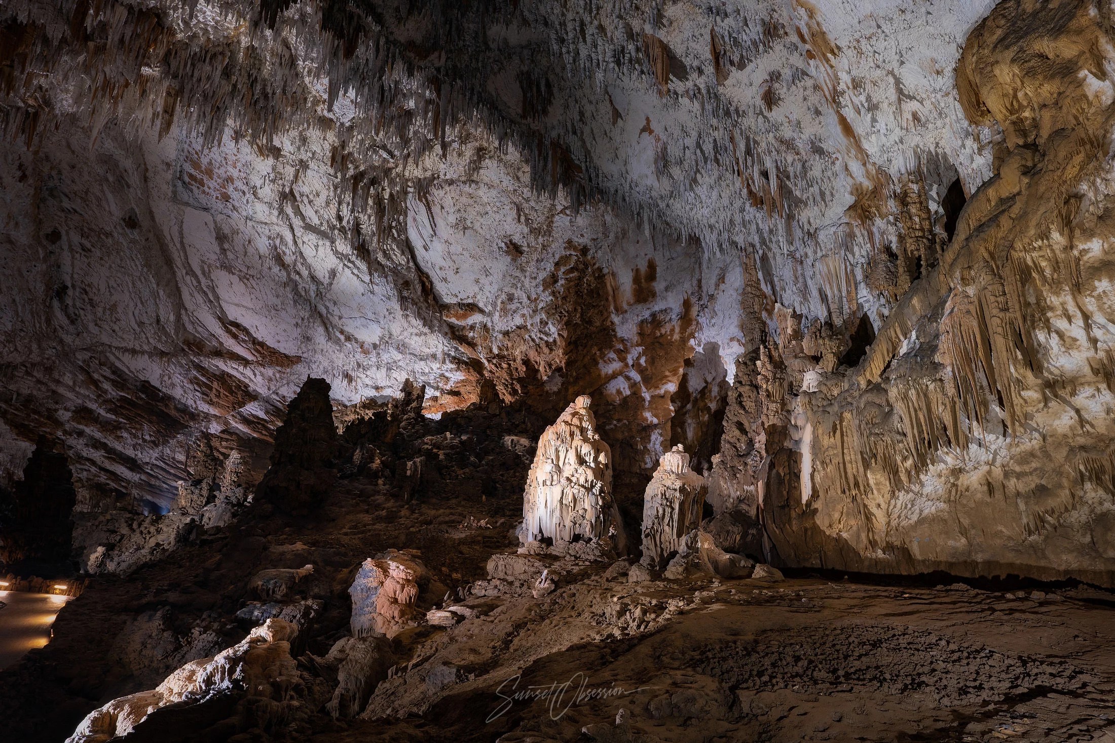 Stalagmites in the Silent Cave