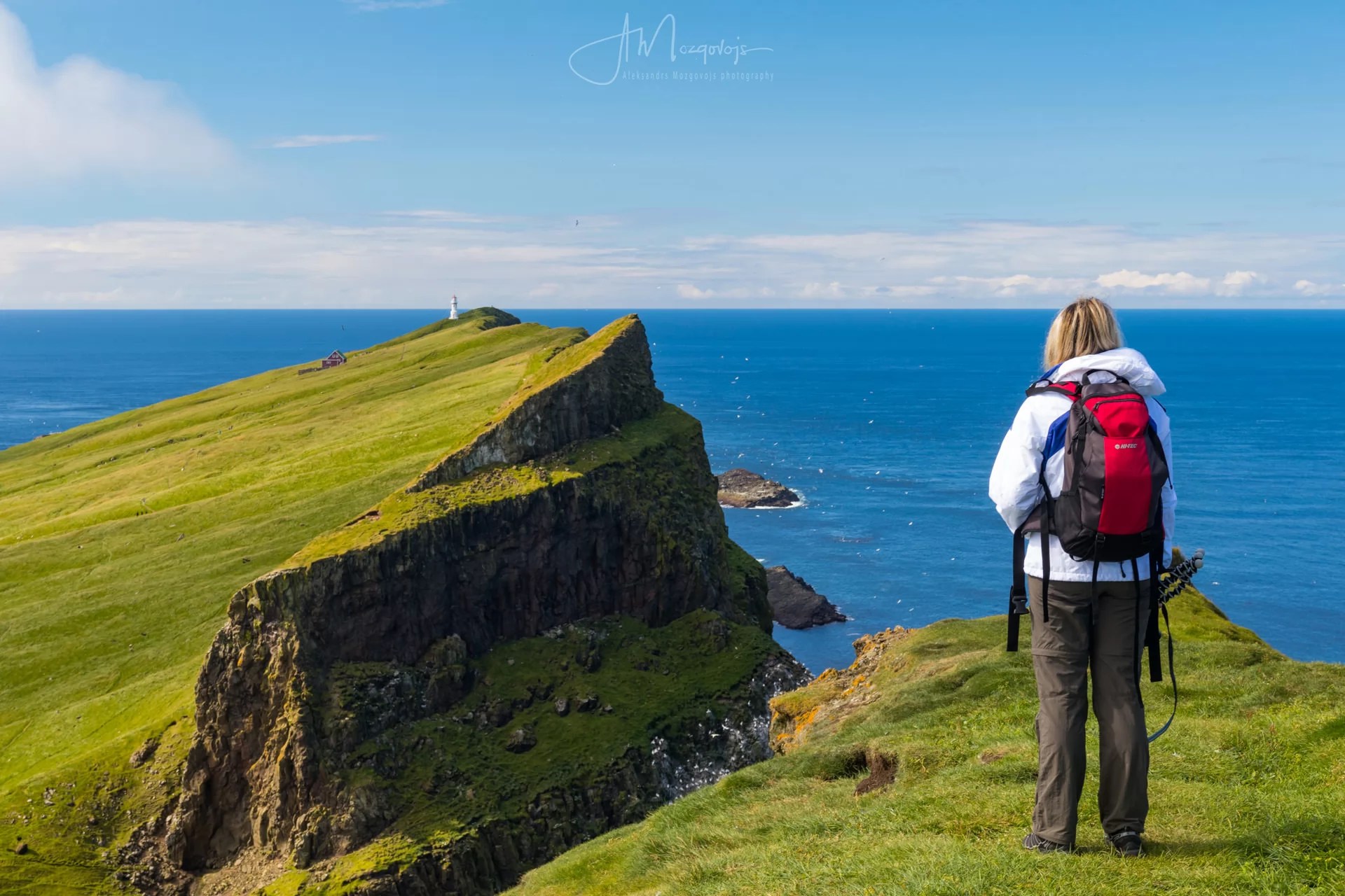 The lighthouse is already in view