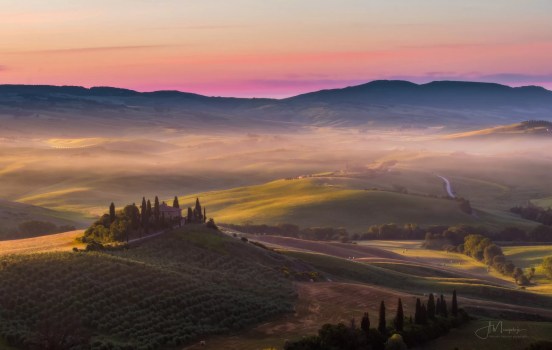 Sunrise in Tuscany